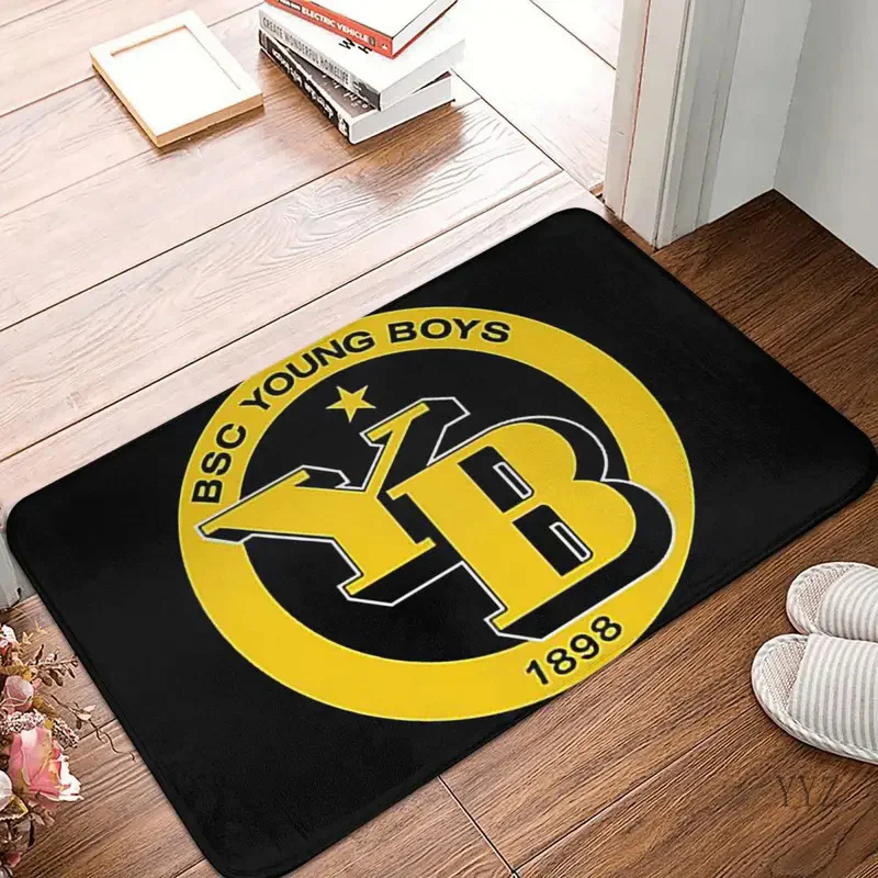 BSC Young Boys Swiss Football Sports Fans Bern Switzerland Doormat Rug Carpet Mat Footpad Entrance Kitchen Bedroom Balcony