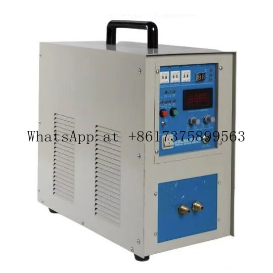 25KW 30-100KHz High Frequency Induction Heating Furnace CE Certified Gold Silver Melting Furnace For Metal Casting Laboratory