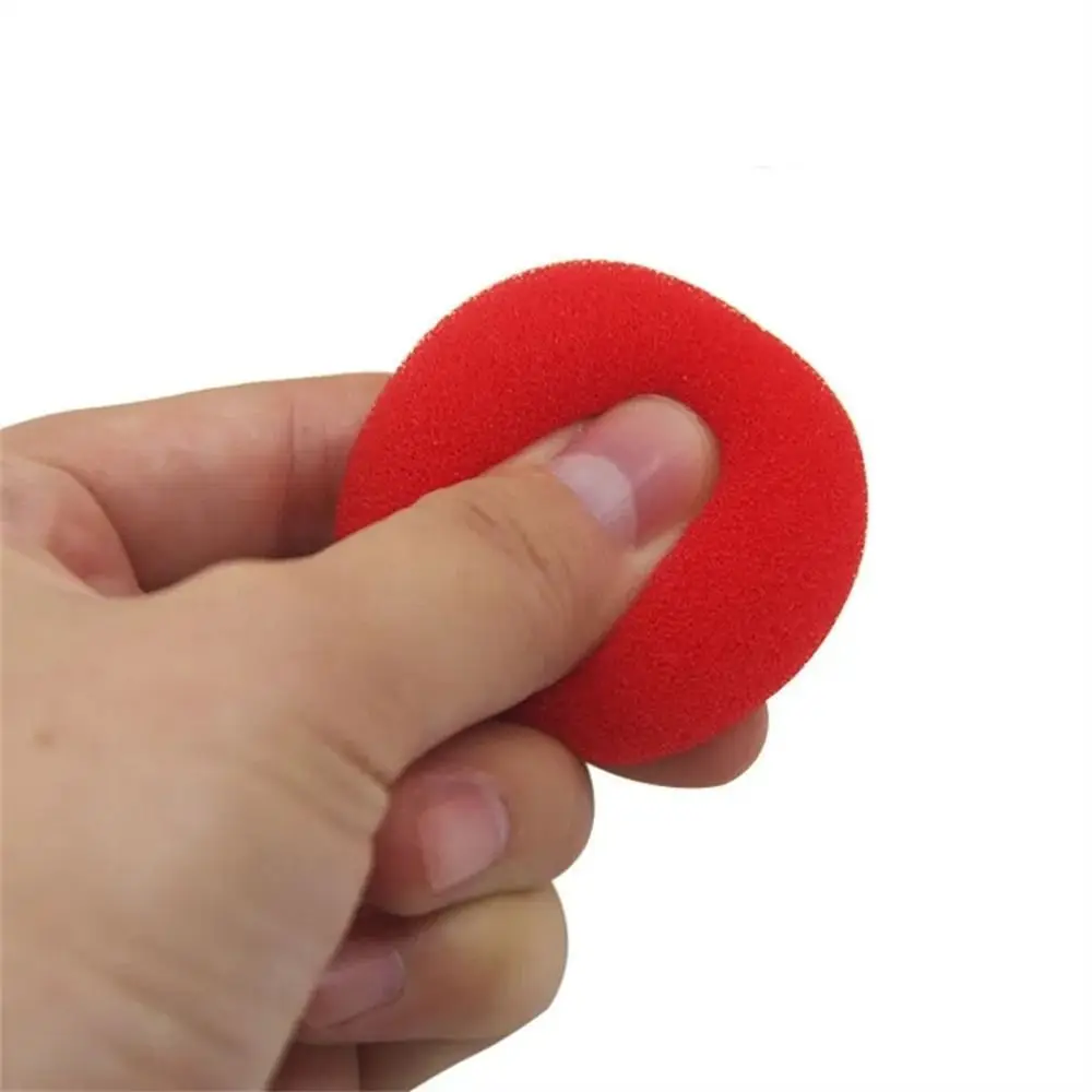 

Appearing/Vanishing Finger Sponge Ball Super Soft Mentalism Sponge Magic Tricks Gimmick Stage Street Red Sponge Ball