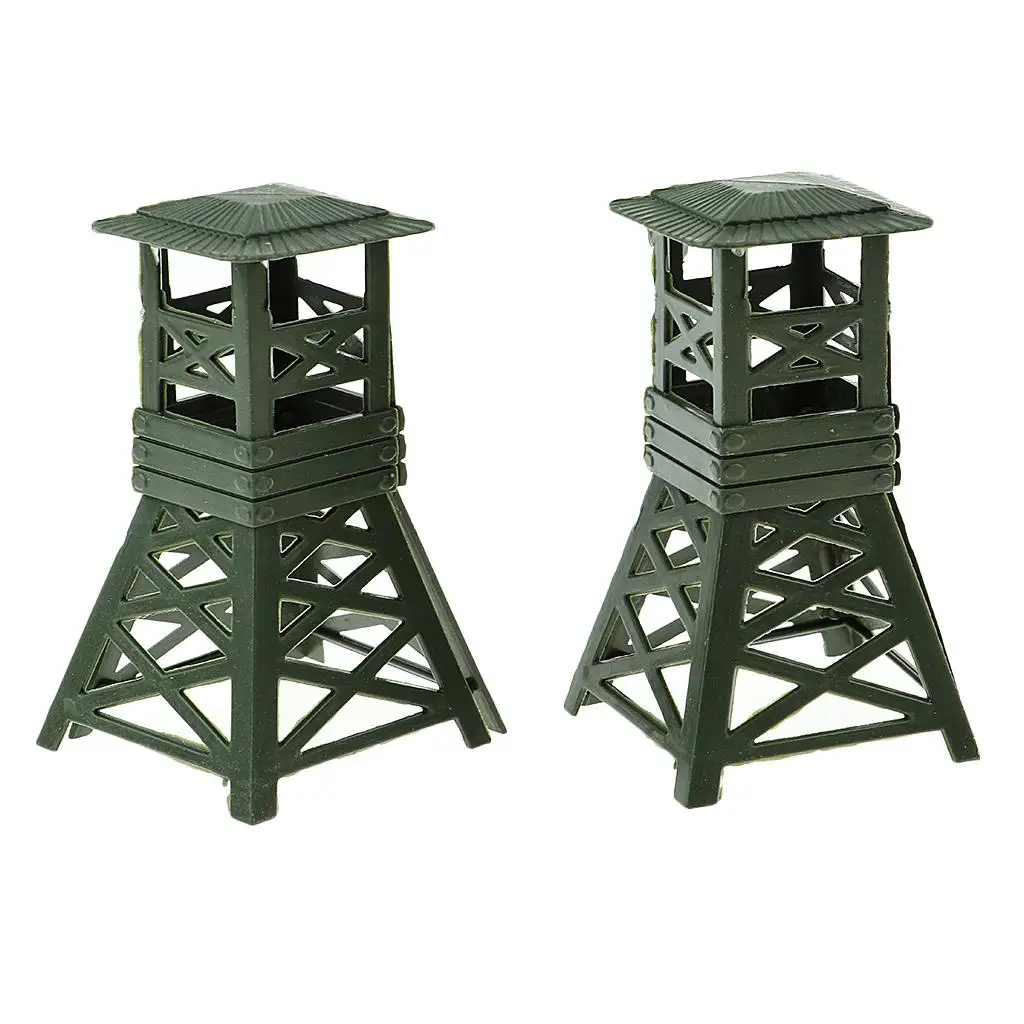 10Pcs Army Toy Watch Tower Watchtower Action Figure Tower