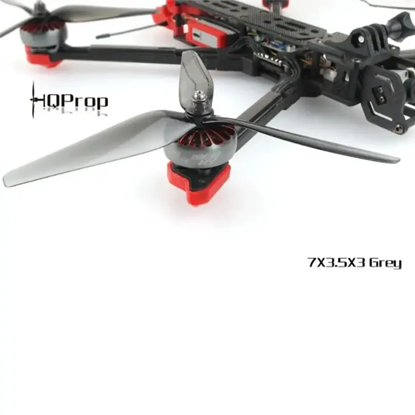 12 пар HQProp 7X3.7X3 7037/7X5X3 7050/7X4X3 7043/7,5X3,7X3 7537 3-лопастной пропеллер CW CCW PC FPV 7 дюймов RC Drone Props