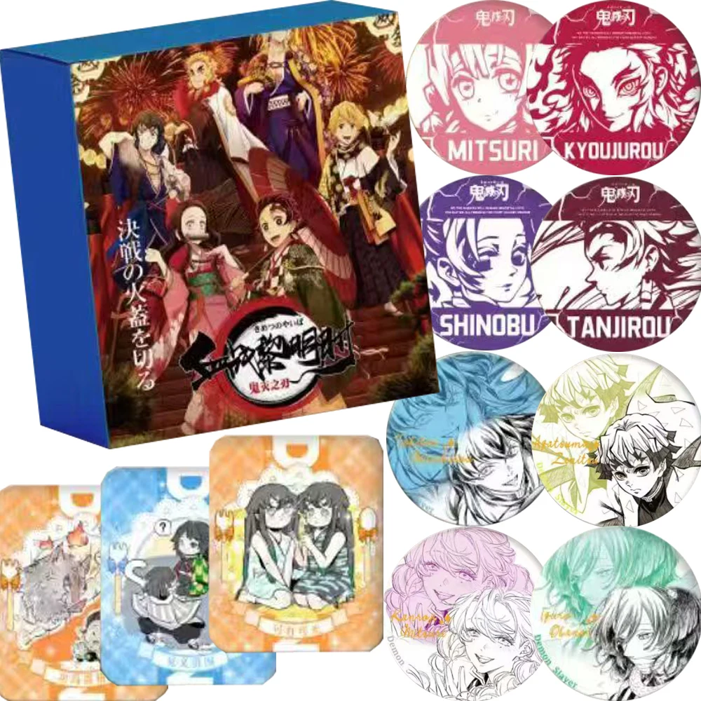 

Japanese Anime Demon Slayer Brooches Popular Characters High Quality Badge Peripheral Collection Cosplay Decoration Toys Gifts