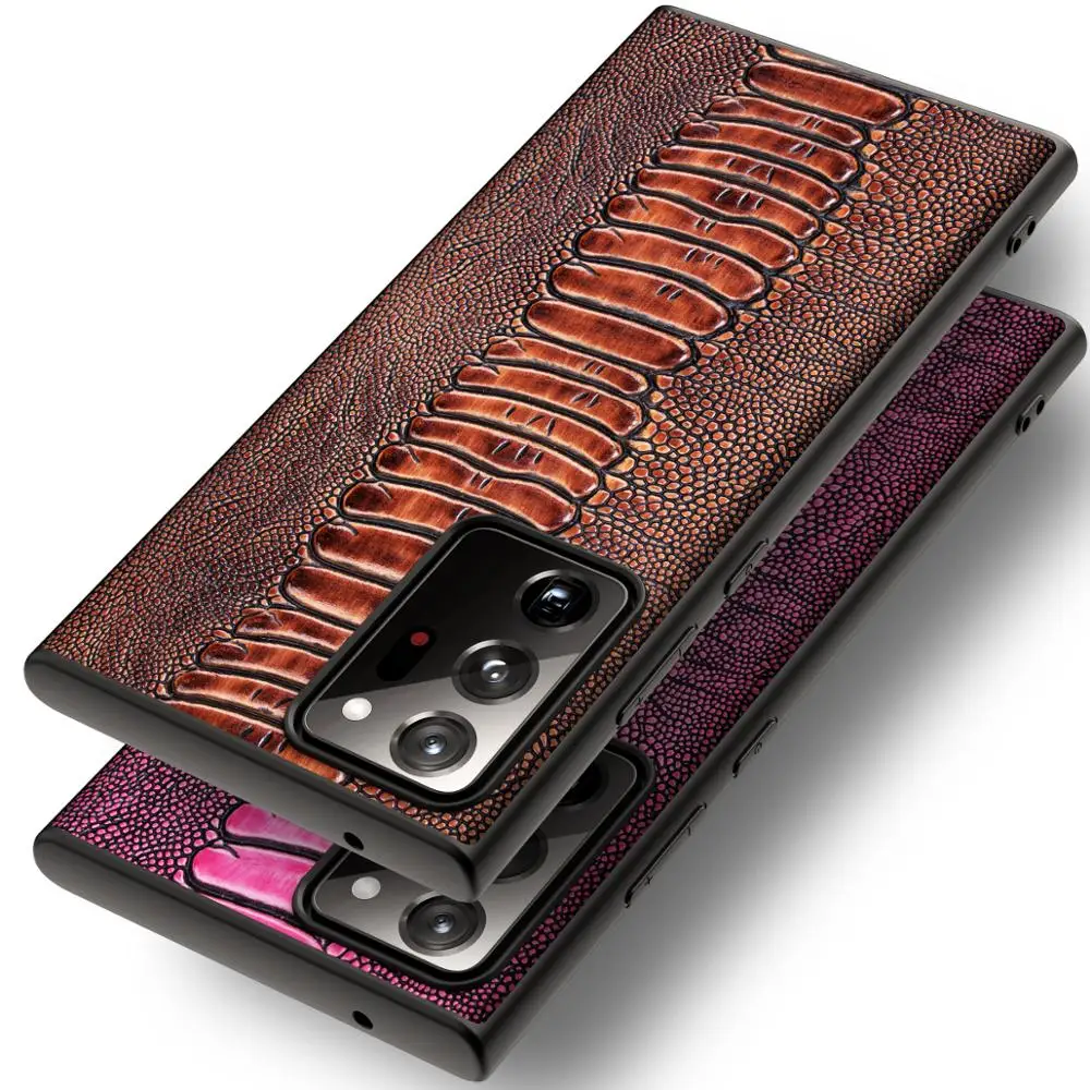 Чехол-накладка из натуральной кожи для Samsung Galaxy Note 20 Note20