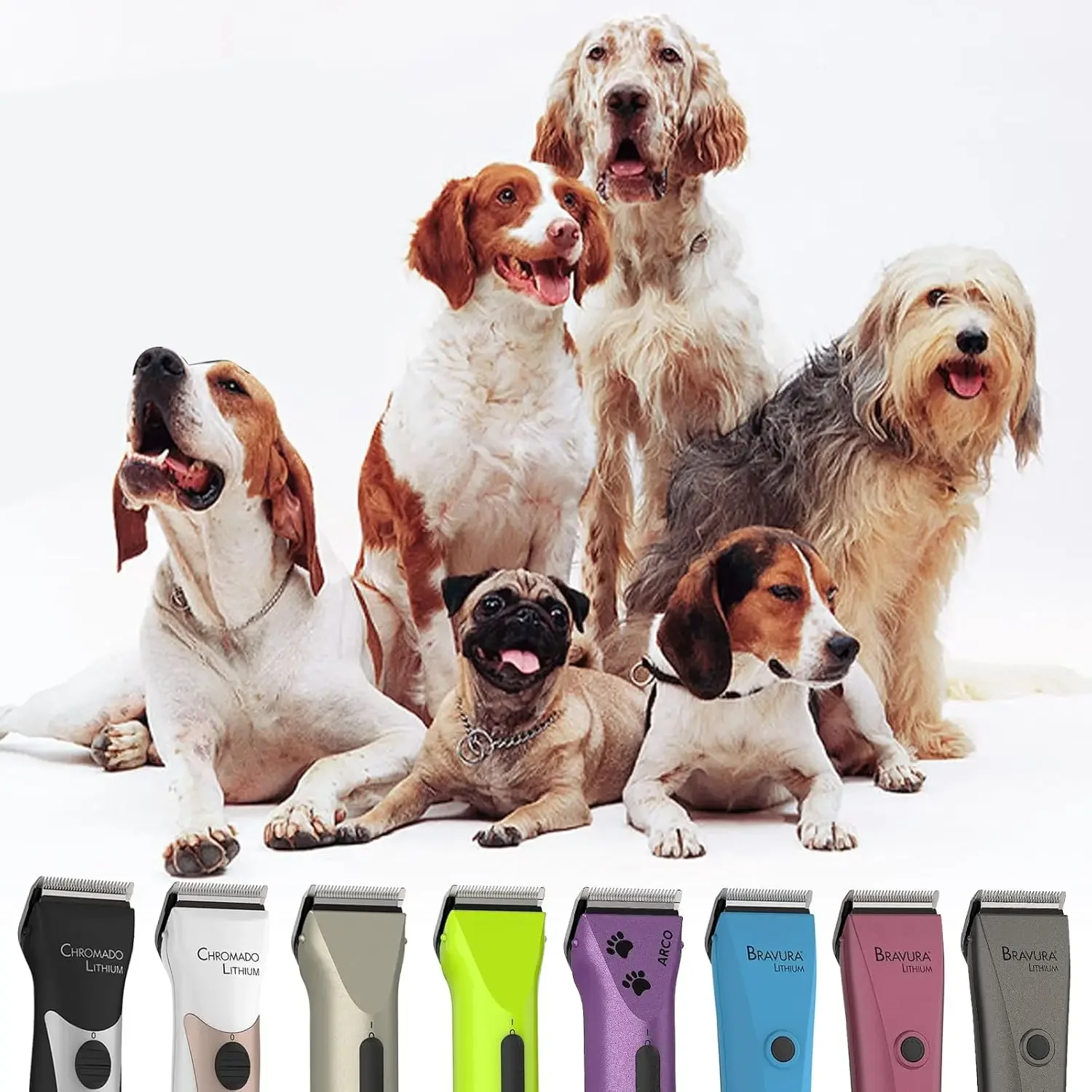 5-in-1 abnehmbare Ersatzklingen, professionell, für Wahl Animal Bravura, Chromado, Creativa, Figura Hundeschermaschinen zur Fellpflege – Detail 6