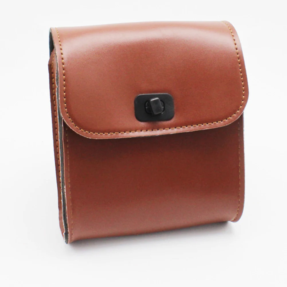 

Сумка на руль из ПВХ Коричневая сумка на руль мотоцикла Компактная твердая оболочка Устойчивая к царапинам Универсальная Простая установка Верховая езда на открытом воздухе