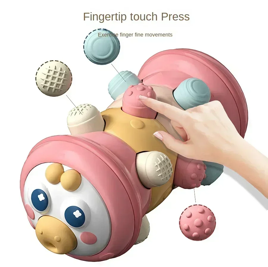 Baby Kruipende Roller Speelgoed Baby Activiteit Tummy Time Roller Montessori Educatieve Ontwikkeling Zintuiglijk Speelgoed voor Kinderen 0-12 Maanden