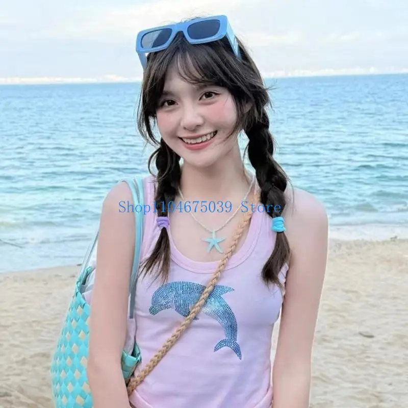 5asd Unique Pendant Necklace Adorable Animal Jewelry Modern Streetwear Necklace Suitable for Boys and Girl Present