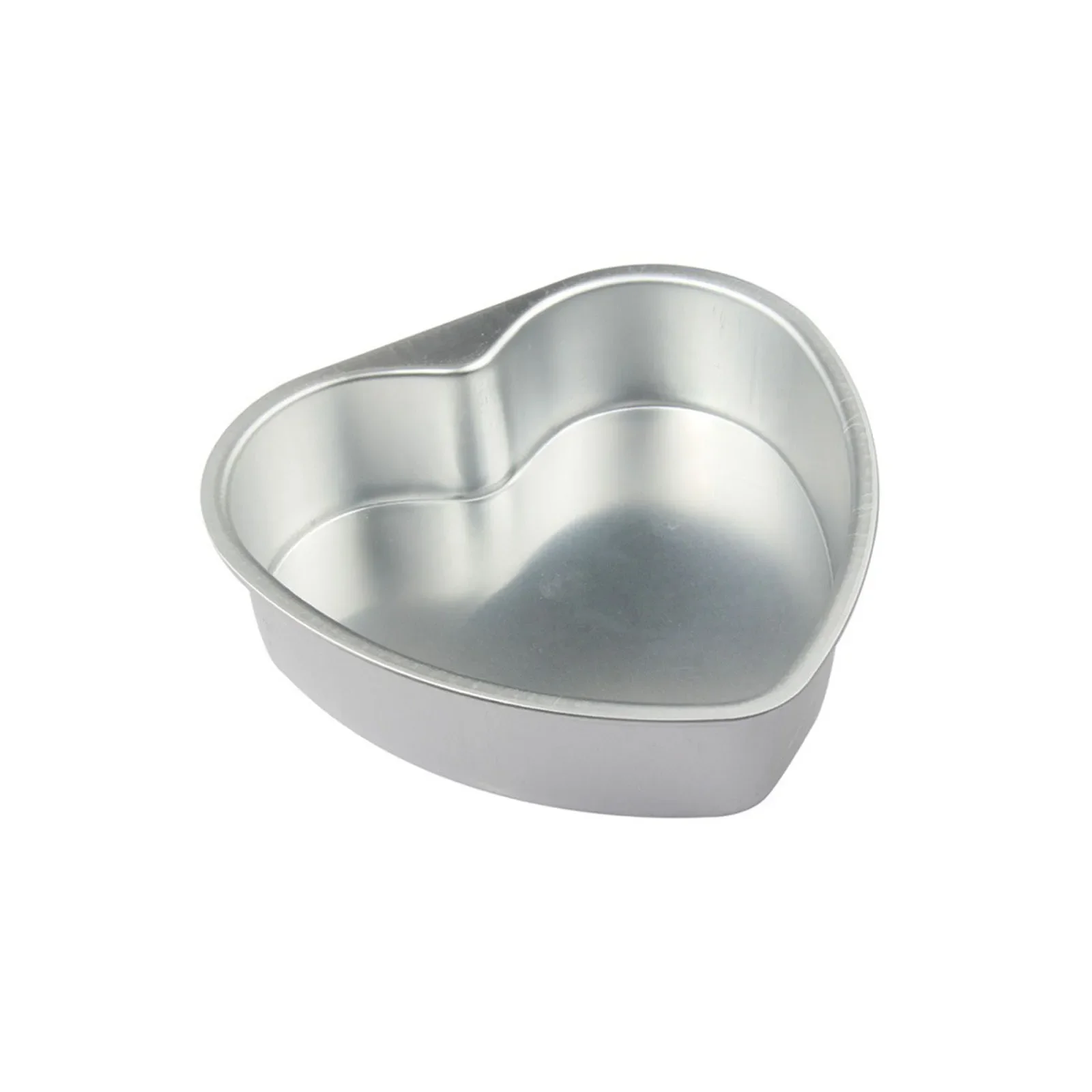 Reusable Heart Shape Aluminum Cake Pan With Removable Bottom For Baking Chocolate Or Cake In Oven Or Microwave