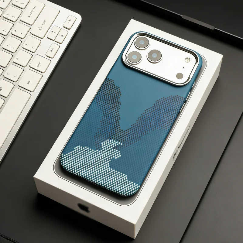 Luxury Carbon Fiber Pattern Magnetic For Magsafe Case For iPhone 18 17 Pro Air 16 15 14 13 12 Pro Max Wireless Charge Cover