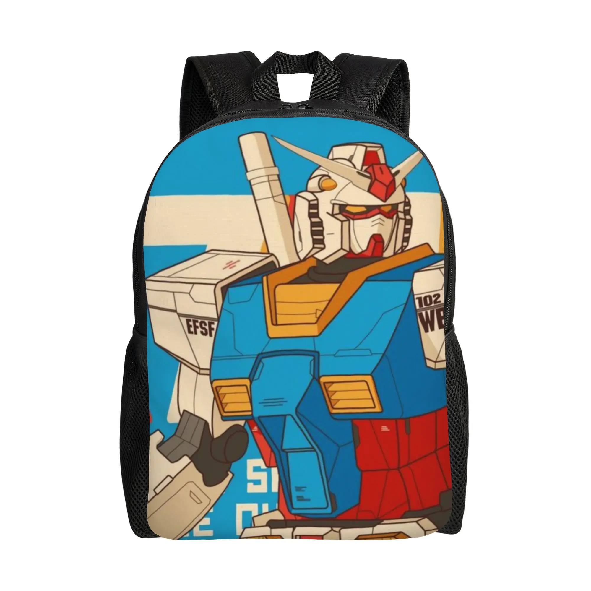 

Back to school season RX 78 2 (10) Bookbag Gundam Female Dual-Use Backpack