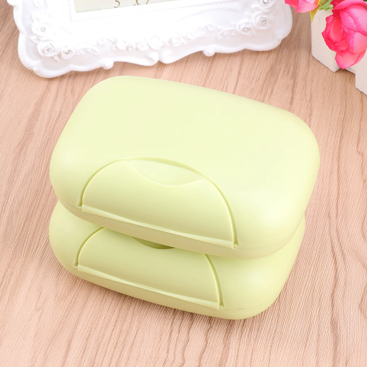 

Portable Soap Box Compact Case for Travel Bracket Large Bar Holder Sealed Container Dish Hiking