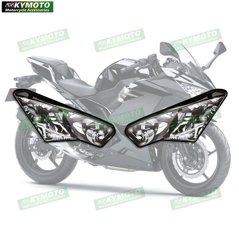 For NINJA400 EX 400 ZX6R (19-23) motorcycle accessories decals track version headlight stickers headlight protective film