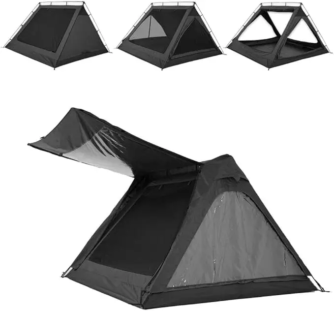 Carpa de camping OEM con tela de algodón TC - Carpa impermeable para glamping con postes de aluminio y puerto eléctrico para actividades familiares al aire libre