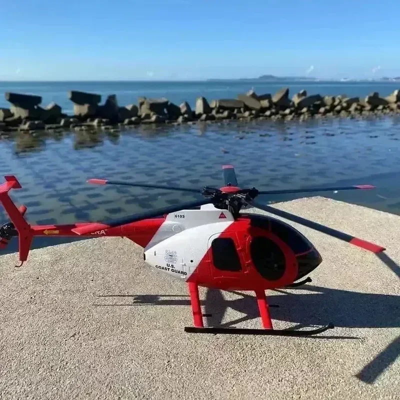 Zdalnie sterowany helikopter Rc Era 1:28 Md500 podwójny bezszczotkowy C189 Tusk symulacja samolotu Model zewnętrzny zabawki urodzinowe dla dzieci