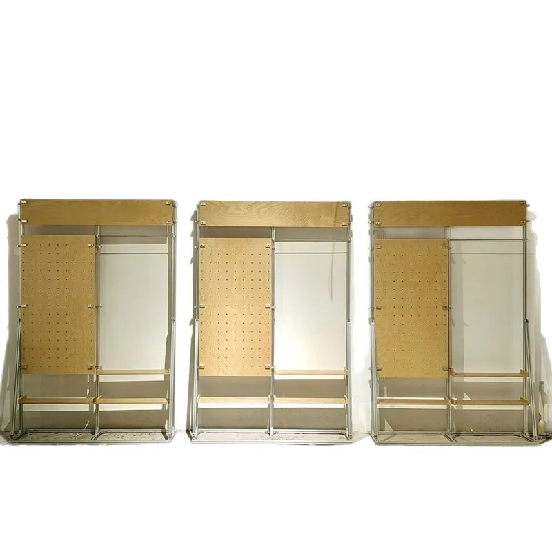 

Jewelry cabinet display stand Aluminum profile Zhongdao shelf Hole plate decorative display stand