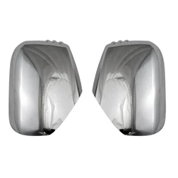 Car Door Rearview Mirror Cover Paste Type Door Wing Mirror Cap For Mitsubishi Triton L200 2005-2014 Pajero Sport 2011