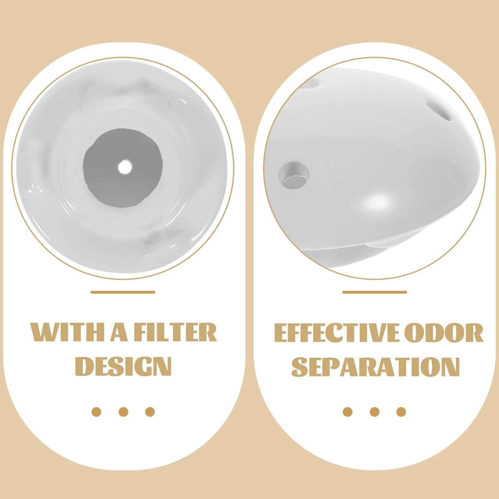 

Urinal Strainer Stopper Ceramic Deodorant Drain Cap For Bathroom Small Universal Replacement Part Blockage Prevention Efficient