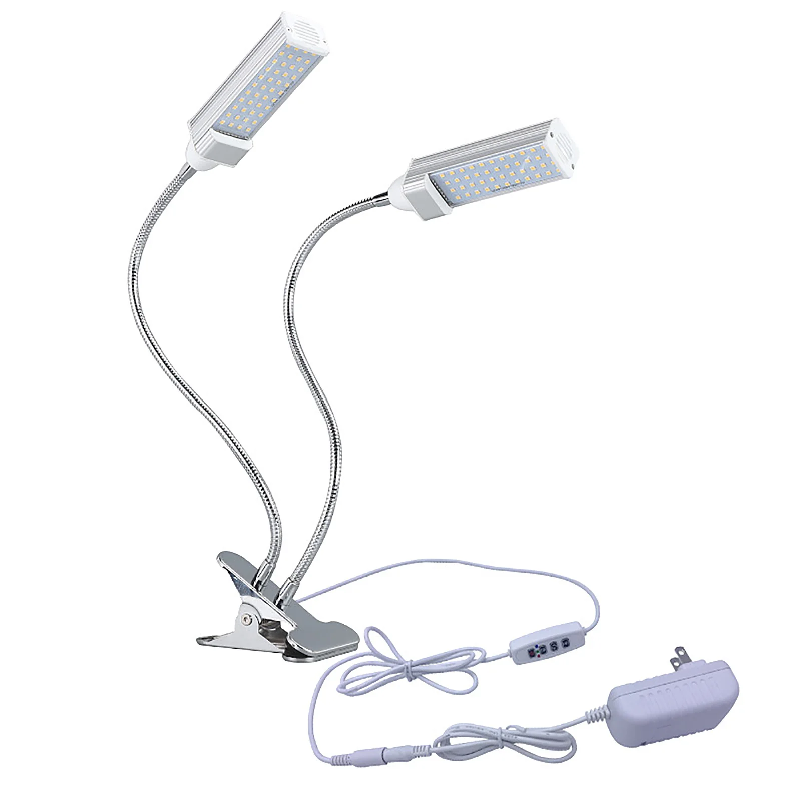 One Multi-head Plant Growth Light Adjustable Angle Full Spectrum Photosynthesis Yellow Light Fill Light For Greenhouse Indoor