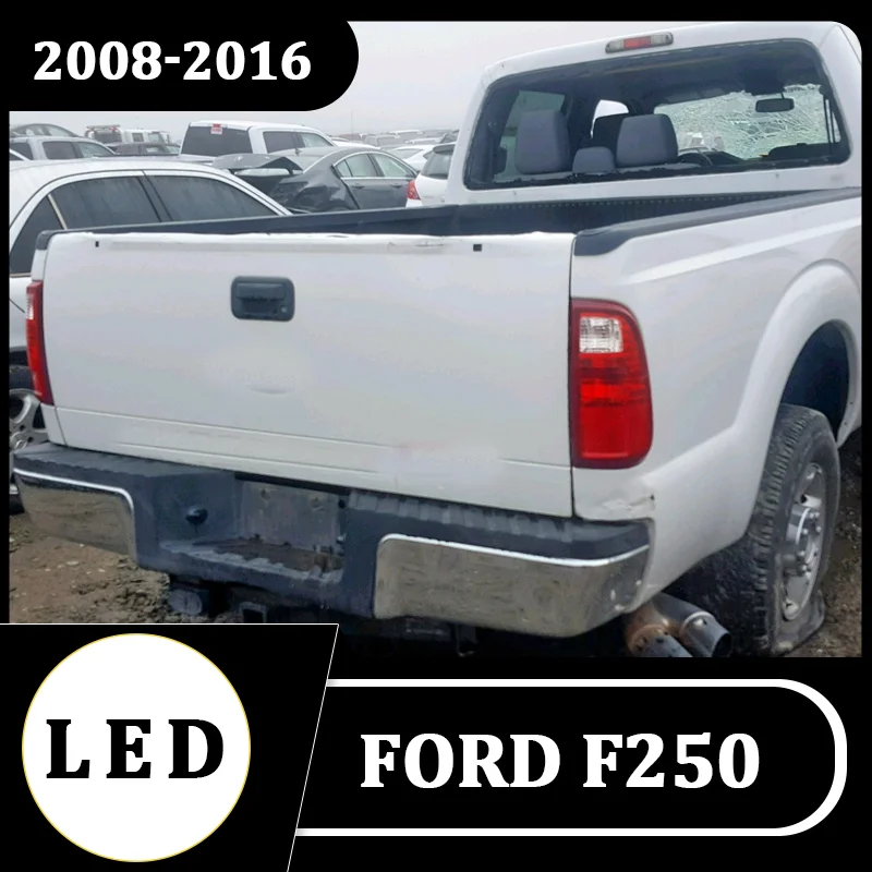 For Ford F250 2008-2016 Super Duty F-350 F-450 F-550 Tail Lights Assembly Rear Bumper Brake Lights Bumper Tail Lights Reflectors