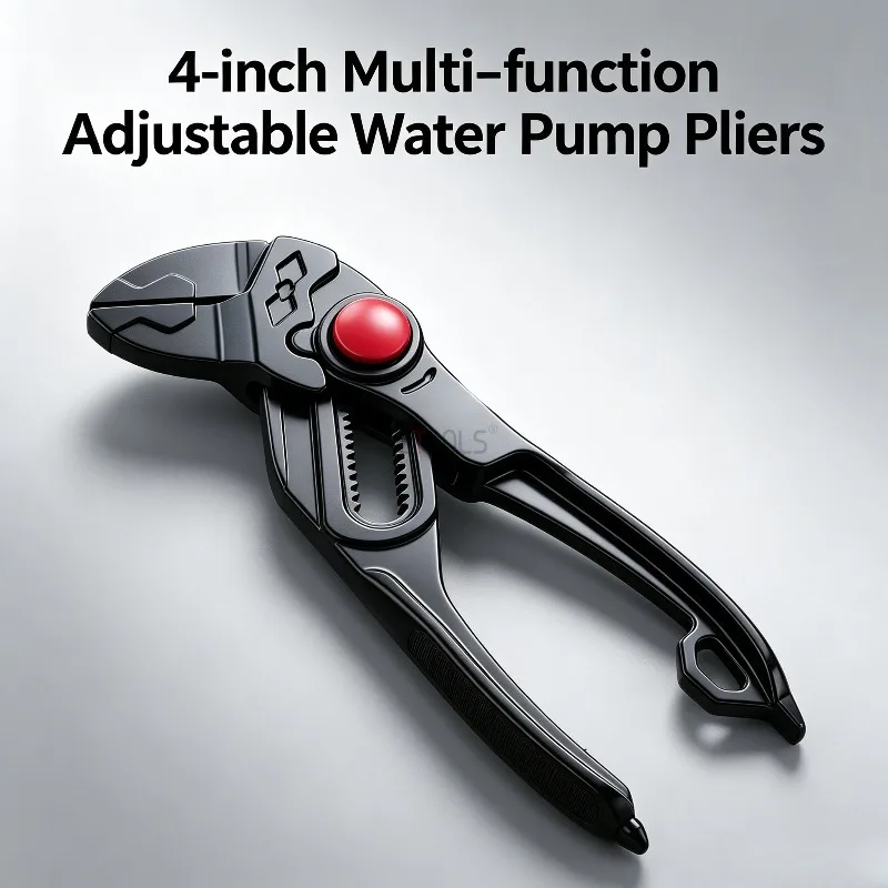 New Adjustable Water Pump Pliers Mini Multifunctional Plumbing Pipe Wrench Multitool Industrial Grade High Hardness Pliers