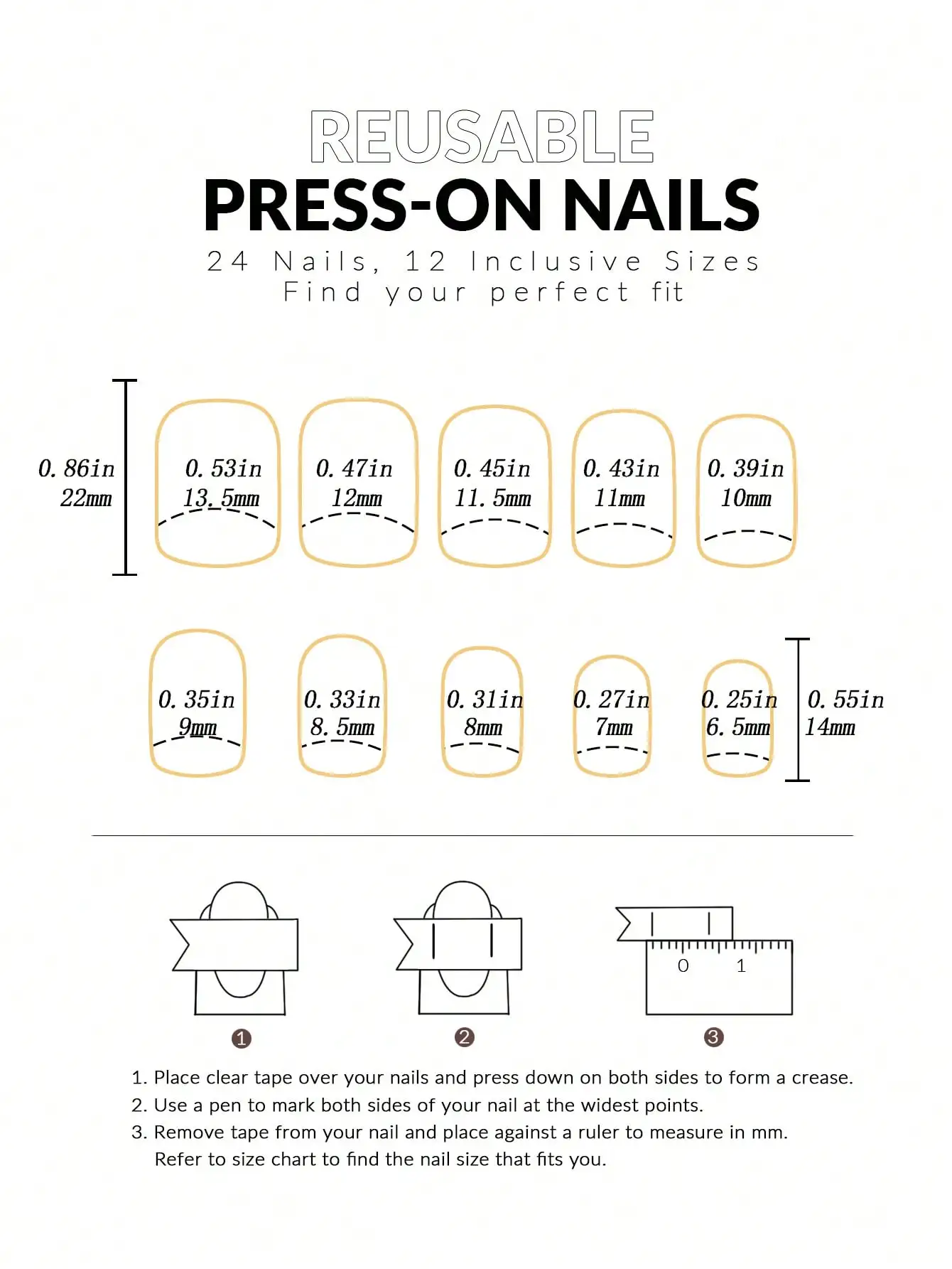 เล็บปลอมสั้นทรงสี่เหลี่ยมรูปหัวใจสีแดง24ชิ้นโลงศพแบบกดบนเล็บออกแบบให้น่ารักและตะไบเล็บ1ชิ้น & ชุดสติกเกอร์กาวเล็บ1ชิ้น