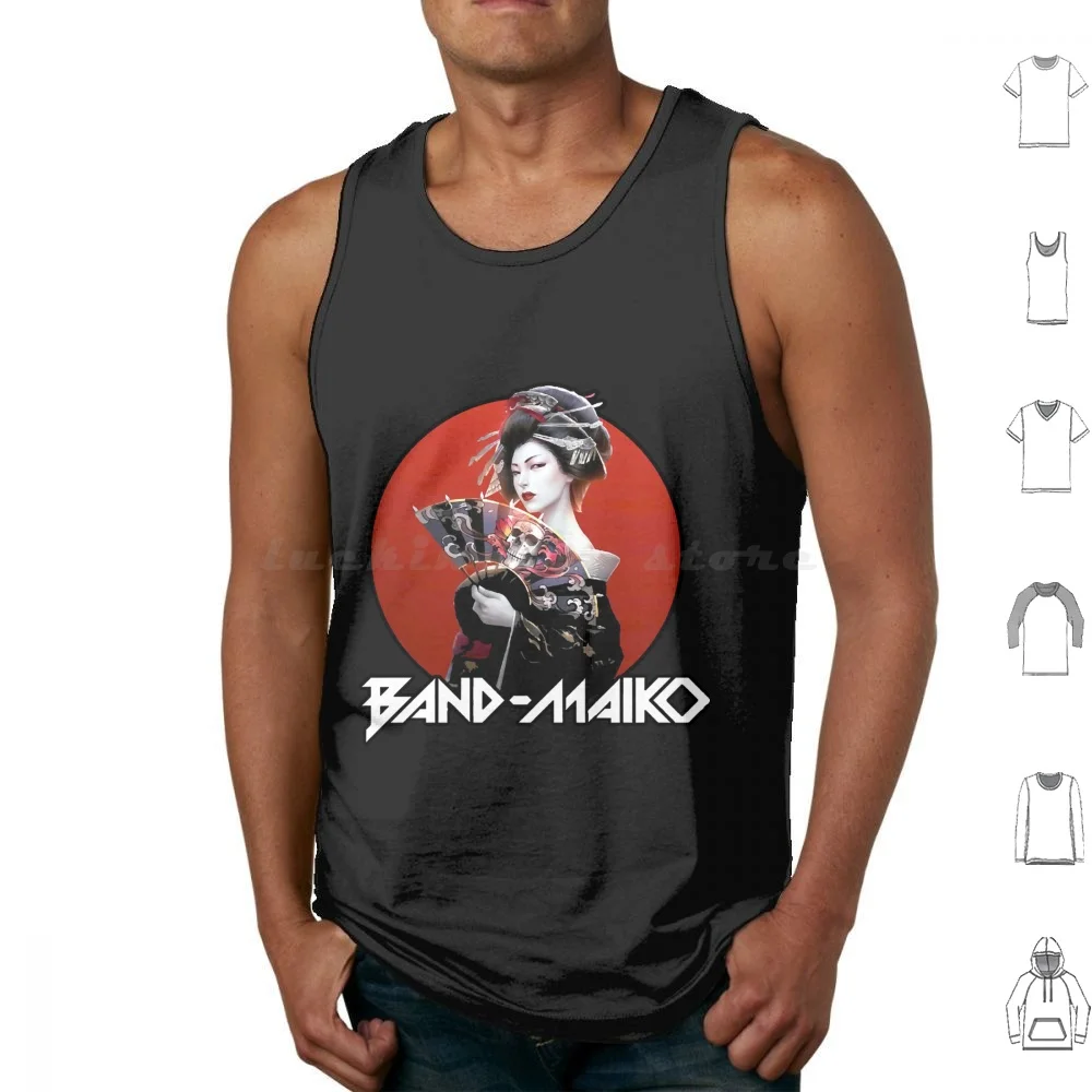 Essential Band Maid Japan Metal Band Tank Tops Print Cotton Essential Band Maid Japan Metal Band Band Maid Band