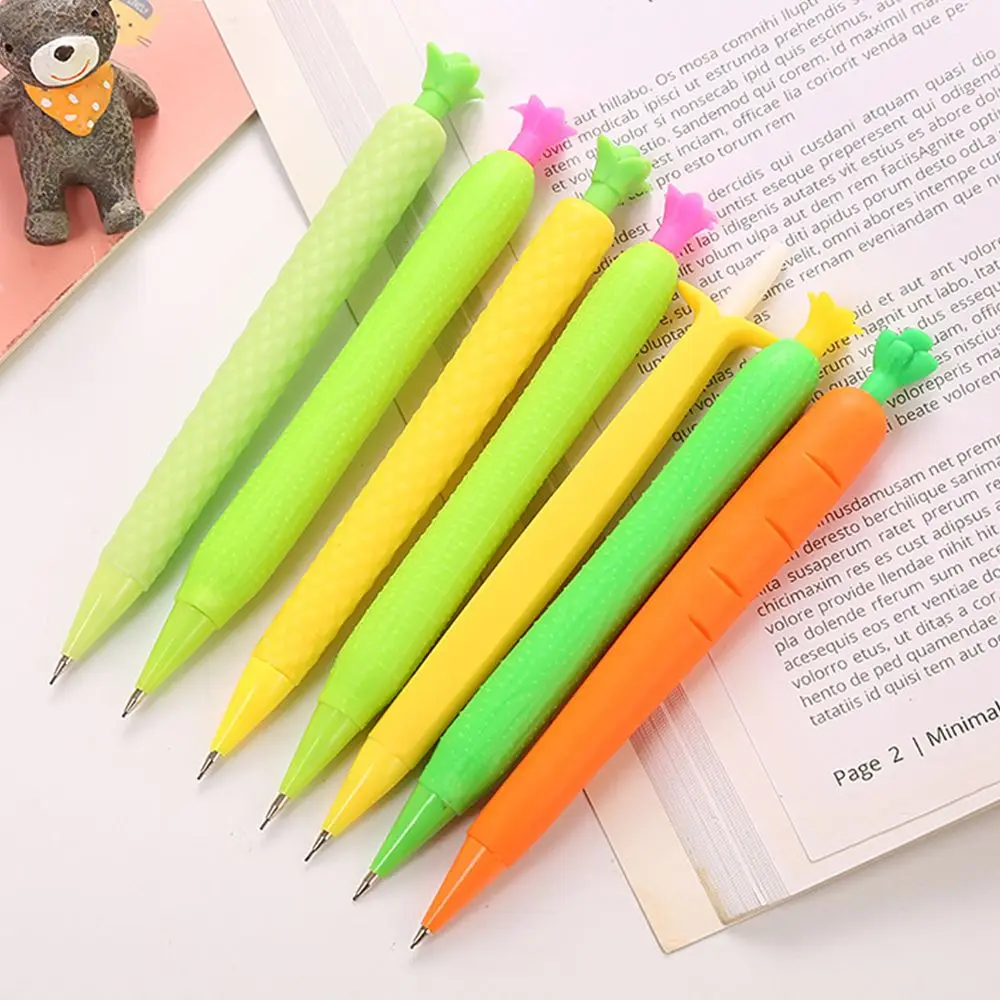 Durable Cartoon Office Kids Gifts Students Drawing Mechanical Pencil Automatic Pen Press Pens Stationery