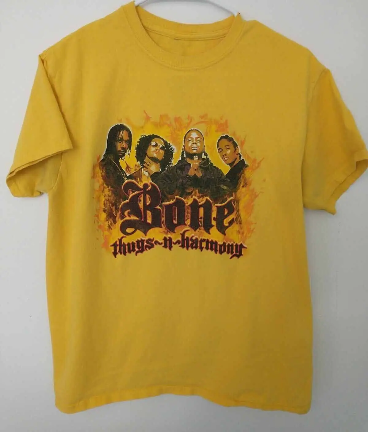 Bone Thugs N Harmony Tour Shirt Men Gold Unisex Size S-5XL LI801