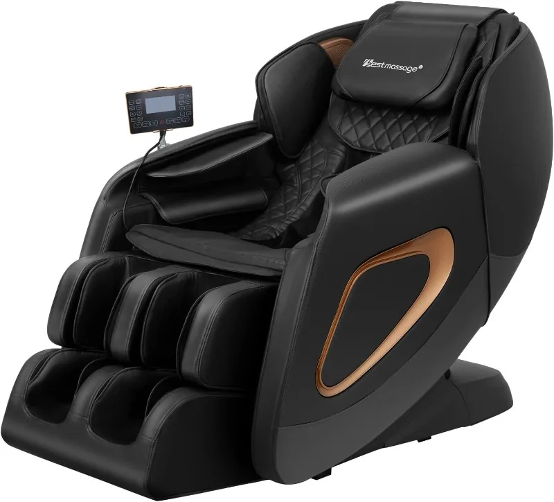 Massage Chair,Full Body Zero Gravity SL Track Massage Chair Recliner Chair with Smart Large Screen Bluetooth Speaker Built-In He