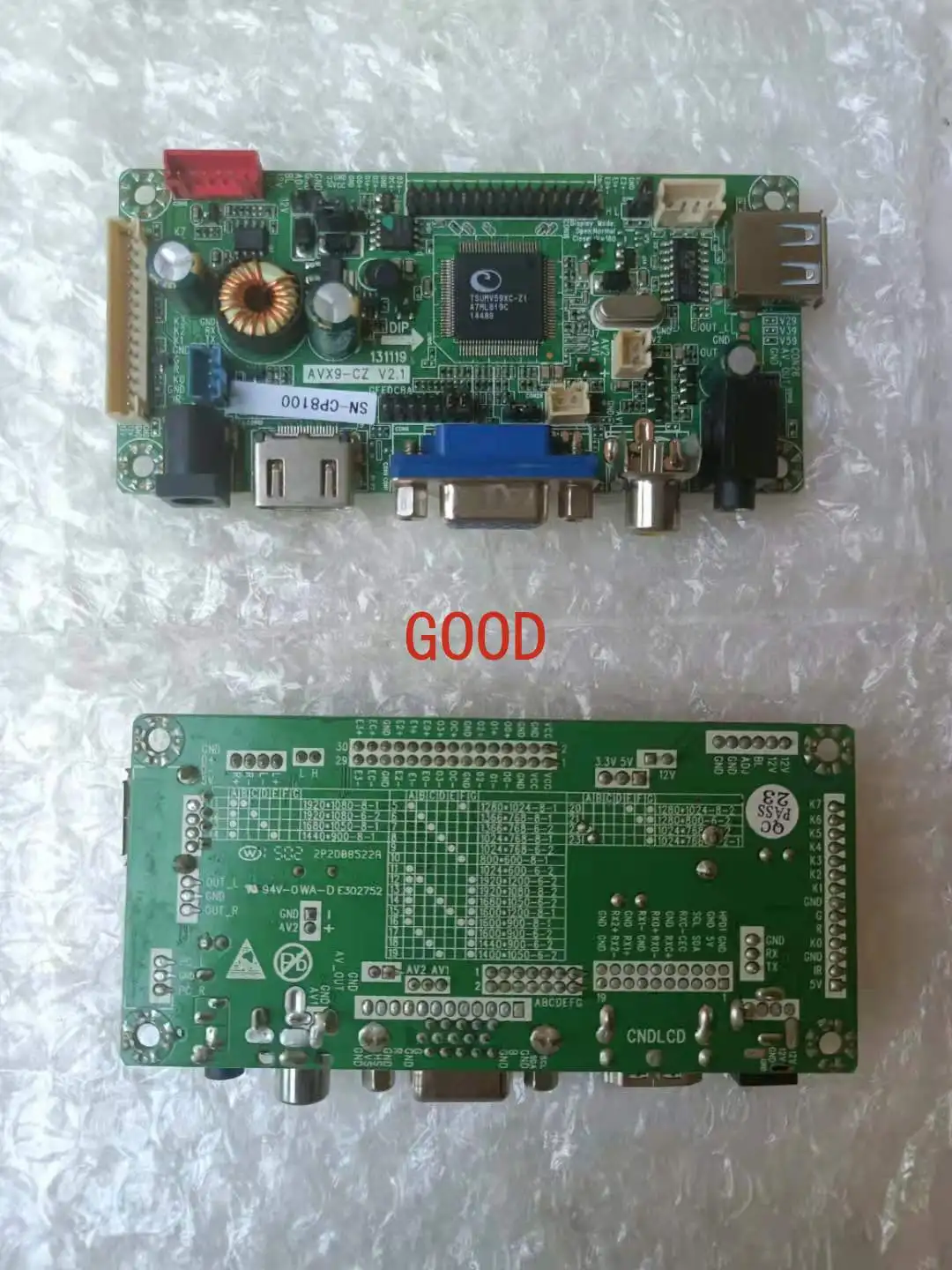 

Original Lehua A. VST29.01B driver board AV board, advertising machine main board monitor AVX9-CZ V2.1