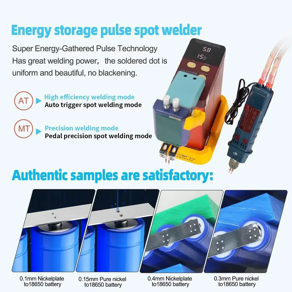 Portable Battery Spot Welder Energy Storage Pulse Welding Machine