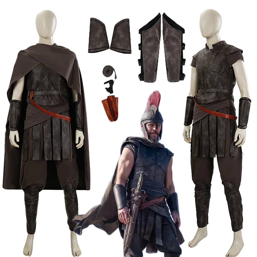 

2026 Movie O'Dessa Odysseus Cosplay Costume Cloak Armor Uniform Roleplay Clothes Outfits Adult Male Halloween Carnival Party