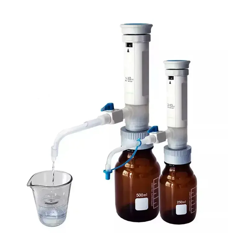 Lab Plastic 2-10ml 5-30ml 10-60ml Bottle Top Dispenser for  Liquid Dispensing