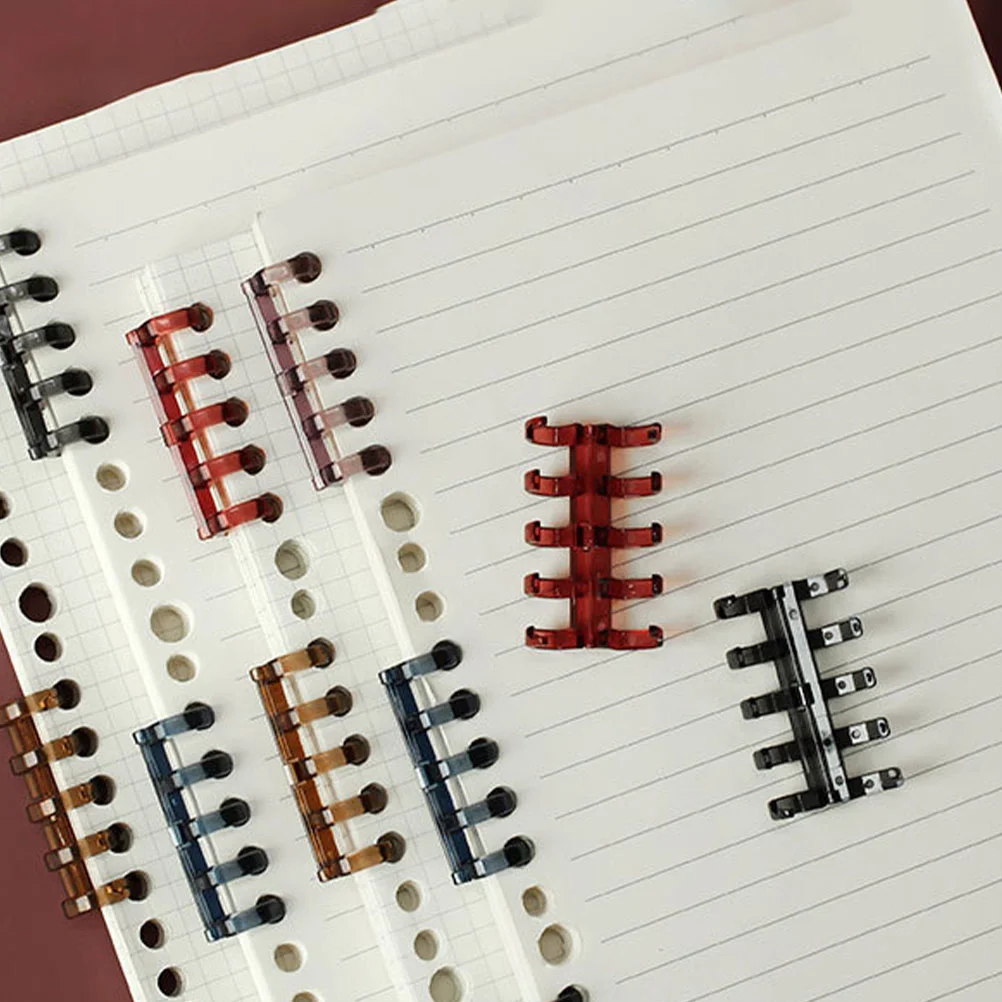 Round Binders Ring Loose Leaf Book Rings Folder Office Double Wire Binding Folders