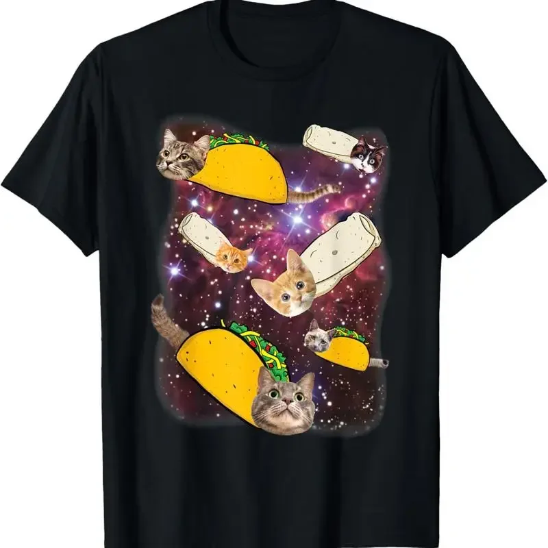 Kittens Wrapped In Taco And Burrito Shells Funny T Shirt