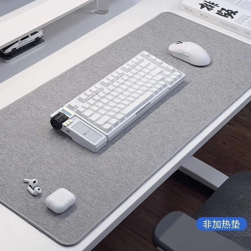 

Linen Desk Mat, Extra Large, Thickened Stitched Edge, Non-Slip, Custom Size Available for Computer Desk Mat