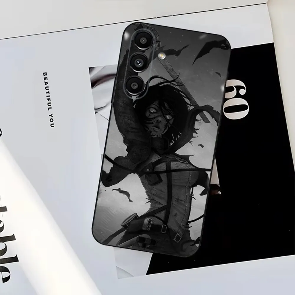 Attack On T-Titan  Phone Case For Samsung S25,S24,S23,S22,S21,S20,S10,Ultra,Plus,Lite,FE,Soft Silicone Black Cover