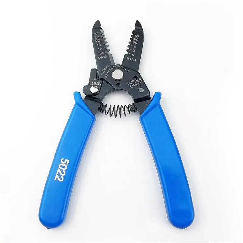 6-in-1 Wire Stripper Tool, Wire Strippers, Wire Cutter Stripping Tool for Electric Cable Stripping Cutting and Crimping