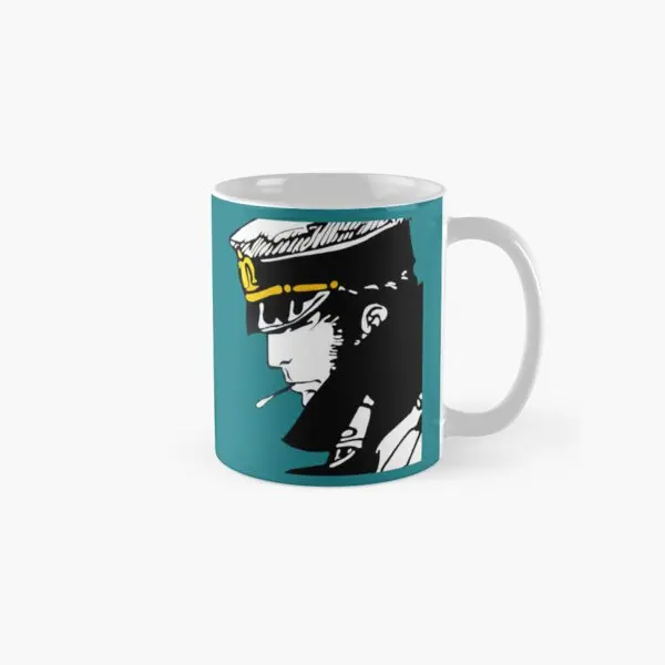 Corto Maltański Kultowa Figurka Klasyczny Kubek Kubek Nadrukowany Projekt Prezenty Zdjęcie Naczynia Obraz Kawa Prosty Uchwyt Okrągła Herbata