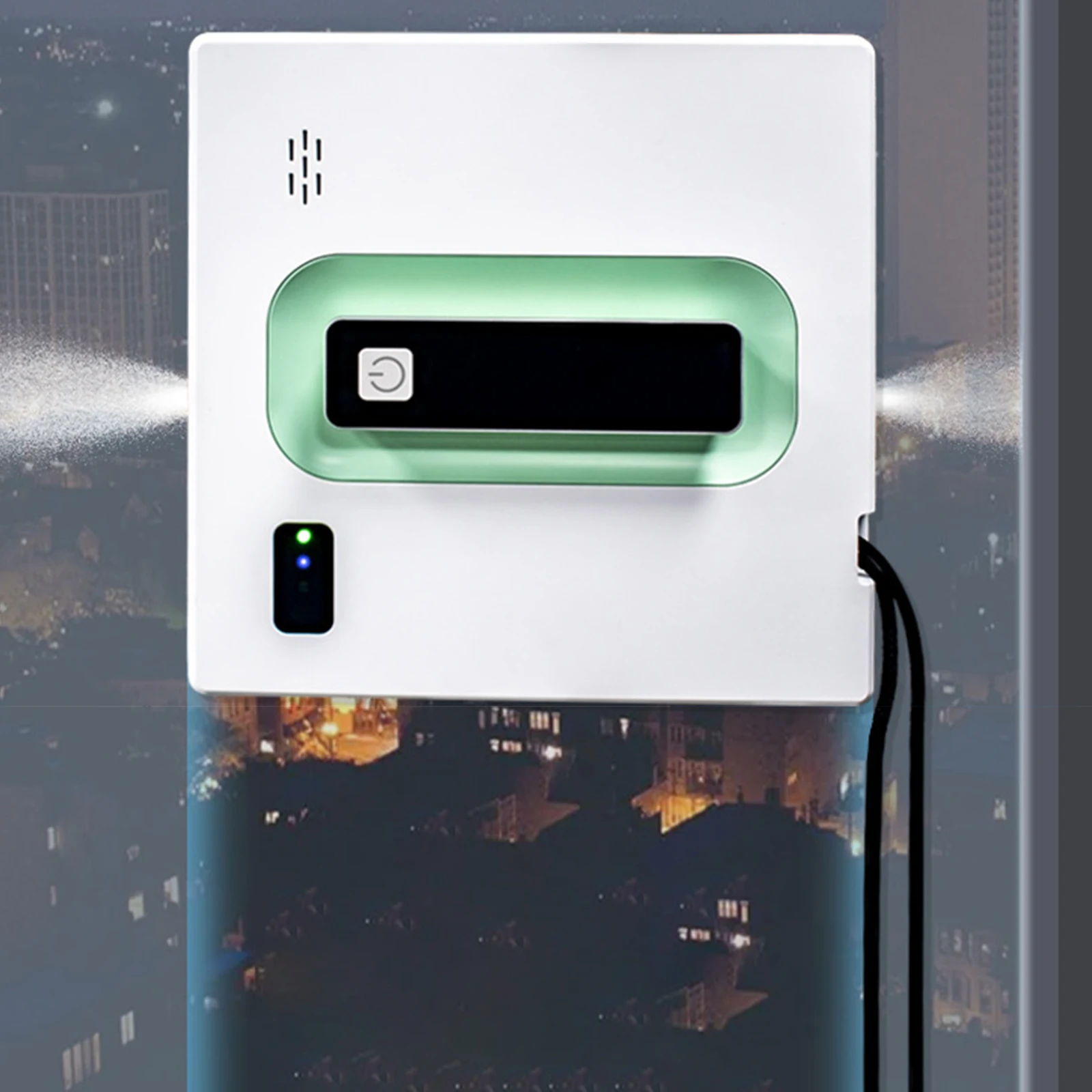 

Робот-мойщик окон с автоматической очисткой, управление через приложение и пульт ДУ, двойное распыление, 2500 Па, для зеркал, плитки, стекла