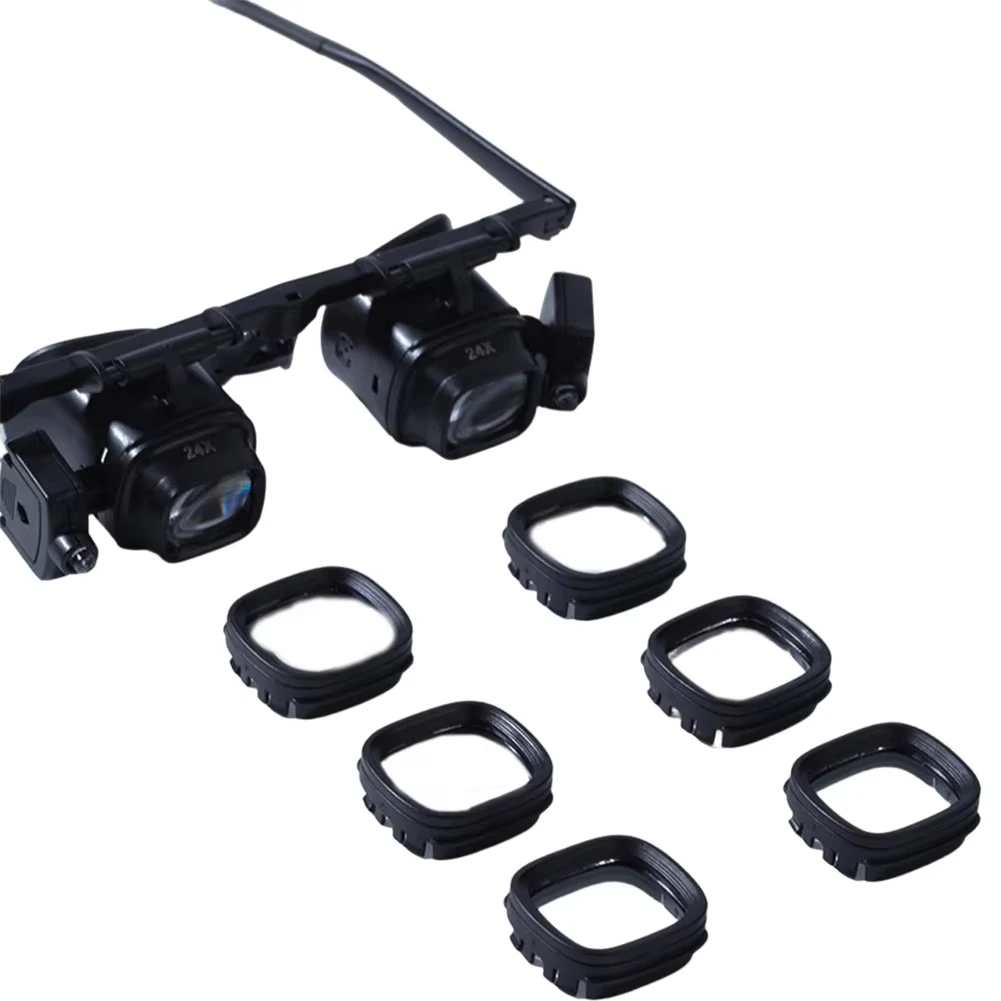 Glasses Led Lights High Magnification Head-Worn Clock Repairmagnifying Glassled Lightsmobile Phone Portable For Electronic For