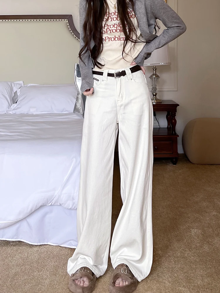 

Джинсы-клеш для женщин, одежда в центре города, офисная работа, деловая официальная женская одежда, джинсовая мода, удобная, элегантная, шикарная, базовая