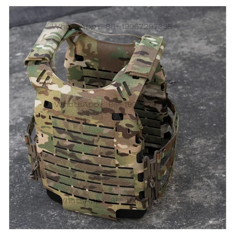 

Outdoor Load-bearing Vest Three-layer Composite Cutting Lightweight Fully Hollowed Out Magnetic Suction Quick Disassembly