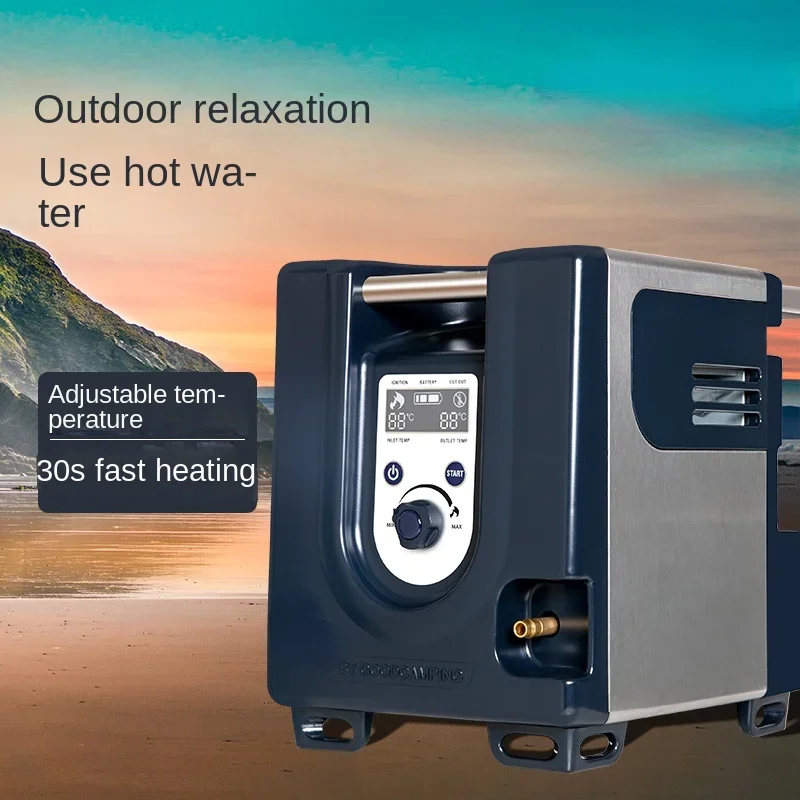 Propane Water Heater 30S Quick-Heating Portable Outdoor Rv Self-Driving Shower Bath Heating