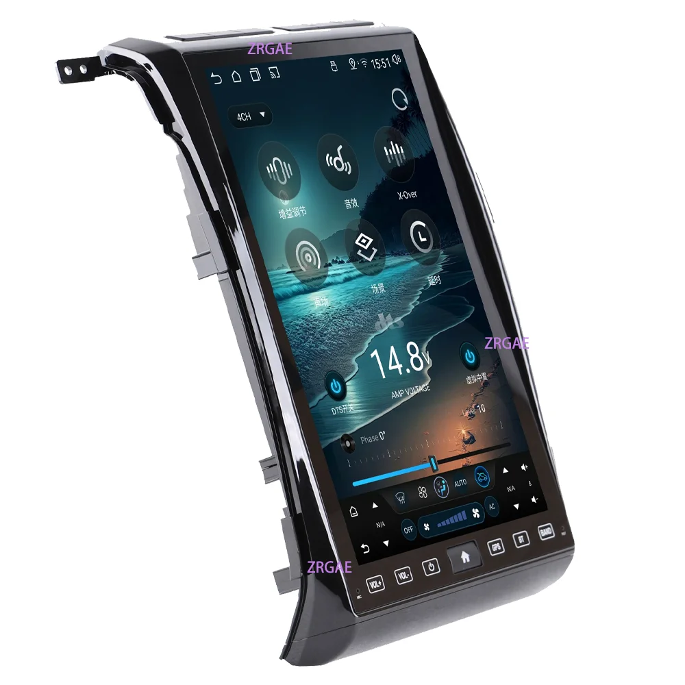 14.5 "Android15 Carplay اللاسلكية لفورد F150 رابتور 2009-2014 تسلا نمط سيارة لتحديد المواقع والملاحة مشغل وسائط متعددة 2.5kHeadunit HD #4