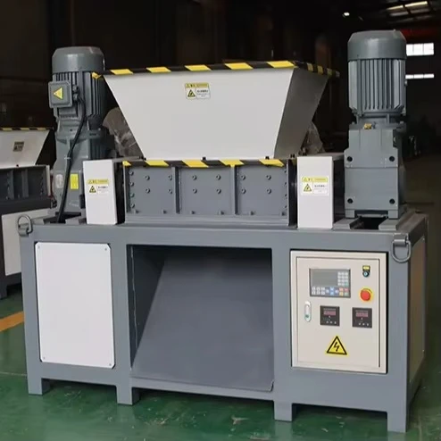 Small Multifunctional Shredder Machine with Gearbox and Motor for Plastic Pipe Crushing