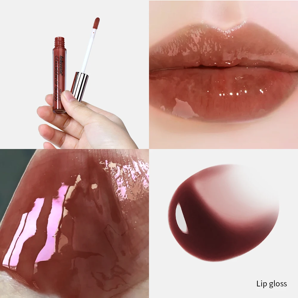 3 pz Rossetto Lipliner Penna Lipgloss Set Matita per labbra altamente pigmentata e burro Tazza antiaderente Lucidalabbra Lucidalabbra impermeabile