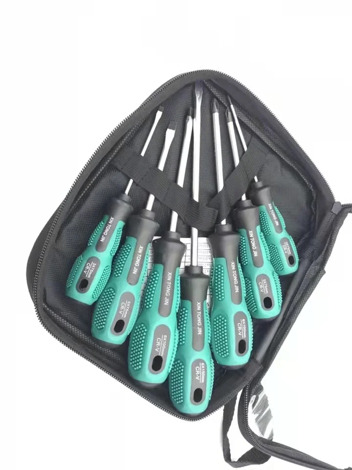 

7 pcs Insulated PP Handle Hand Screwdriver Screw Driver Electrician's Repair Tool Multi Tool Hand Tools