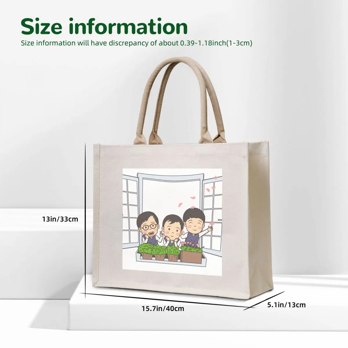 Good Morning Song Triplet Tote Bag Canvas stote bag shopper bag women tote bags men