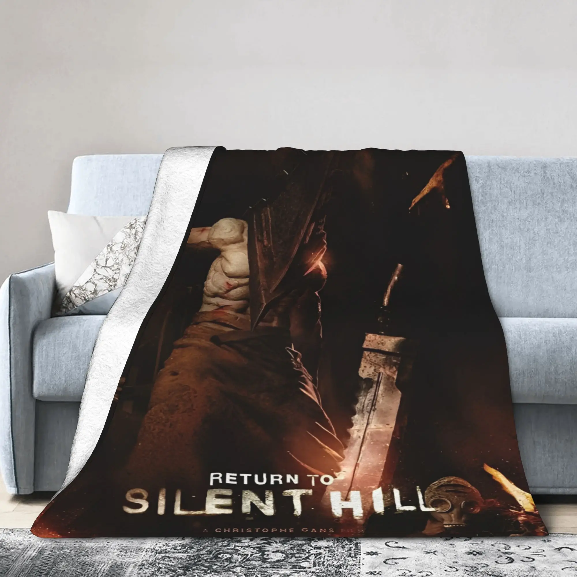 Return to Silent Hill Blanket Fleece  Relax Lightweight Thin Throw Blankets for Home Bedspread